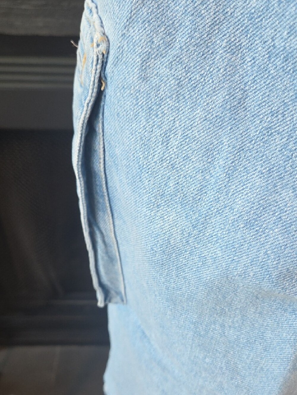 "ONLY" Light Blue Cargo Jeans - Picture 7 of 8